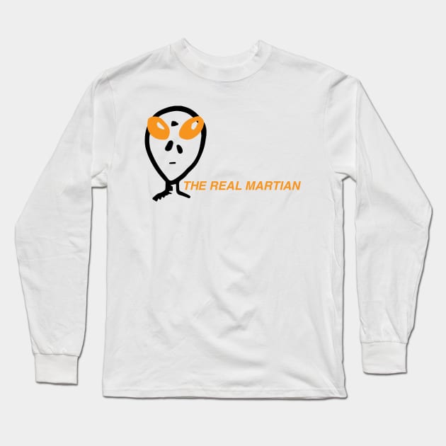 The Real Martian Long Sleeve T-Shirt by Bheki